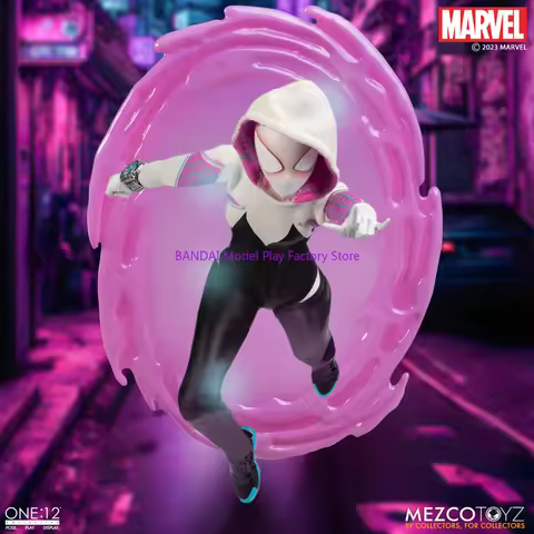 Original Mezco Toyz Comics One:12 Collective Ghost Spider Spider-Gwen In Stock Anime Action Collecti