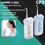 usmile C10/CY1 Portable Dental Flosser | ComfyStream | 95 Days Battery Life | 4 Modes | IPX7 Waterpr