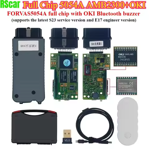 NEW For VAS5054A Full-chip 0DIS 7.2.1 with OKI Buzzer for V-W Au-i Sk-da Diagnostic Tool Instrument 