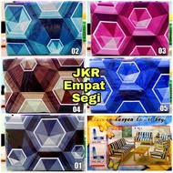 JKR SARUNG KUSYEN SIZE BESAR COTTON BENTUK EMPAT SEGI/CUSHION COVER ROUND BIG SIZE JKR 1 SET 14  PCS