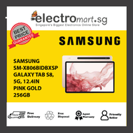 SAMSUNG SM-X806BIDBXSP 12.4IN GALAXY TAB S8+ 256GB 5G PINK GOLD