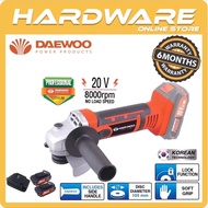 DAEWOO DALAG005 CORDLESS ANGLE GRINDER 8000RPM - 20V