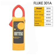 ซีรีส์ Fluke 301แคลมป์มิเตอร์กรามแบบพกพา10มม. กระแสไฟฟ้ากระแสสลับ/โวลต์ DC Ω ความถี่301A 301A + 301D