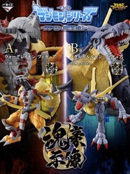(收) 全新/ 二手 數碼暴龍  A賞 戰鬥暴龍獸 、B賞 鋼鐵加魯魯獸 一番賞