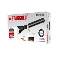Star Gold Rechargeable Flash Light Cree 3W LED High Power Aluminium Body Water Resistant Long RANGE 