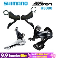 Shimano SORA R3000 Groupset 2x9 Speed Road Bike ST+FD+RD R3000 Shifter Rear Derailleur Front Deraill