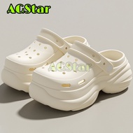 AGStar 2026 Kasut Baji CLOG Tinggi 7cm Tapak Tebal Sandal Baim Baji Baim Wanita Anti-Slip