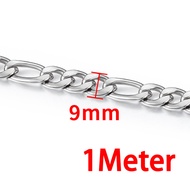 18K thép vàng không gỉ NK 1:1 /3:1 Cuba chuỗi làm đồ trang sức chất liệu vòng tay tự Làm Vòng Cổ rol