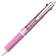 uni Jetstream Multi Pen 2and1, 0.7mm Ballpoint Pen (Black, Red) and 0.5mm Mechanical Pencil, Pink Body (MSXE350007.13)