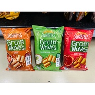 Australia Sunbites Grain Waves Sun Cereal Biscuits Multi-Grain Wavy Chips-Yogurt Fine Onion Sasa Sau