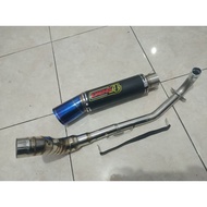 EXHAUST DAENG SAI4 OPEN PIPE 51 MM SETENLEES FOR WAVE KRISS XRM RUSI LEGEND SMASH EX5