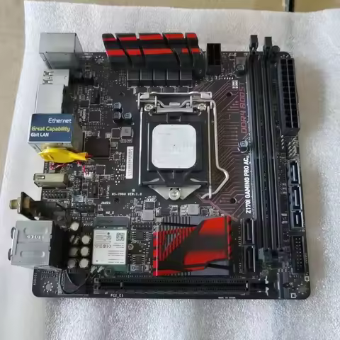 Used for MSI Z170I GAMING PRO AC LGA1151 Mini ITX Motherboard Z170 DDR4 M.2 WiFi For 6/7 Gen Intel C