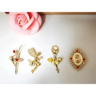 Spot Goods#Beauty Head Ballet Girl  Angel Hardware Buckle Women's Bag New Decoration0119hw