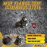 Flange Nut Cap Nut Stainless Steel 304 A2-70 Anti-Rust Fine Thread M6