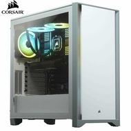 Corsair 4000D Tempered Glass Mid-Tower Case, White
