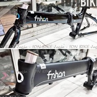FRAME SEPEDA LIPAT 20 FNHON BLAST DISCBRAKE BLACK - FRAME SELI DISC BRAKE CAKRAM ALLOY RINGAN NOT IZ