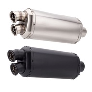 Motorcycle Modified Scorpio Exhaust Pipe Muffler SV650 Z900 F850GS R1200GS R25 Dual Output