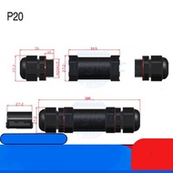 P20-2P Waterproof Wire Connector 2 Pins 2 Straight Heads IC2 Components