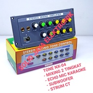 KIT TONE CONTROL AKTIF STEREO 2 TINGKAT SUBWOOFER SUB NX-04 TONE KONTROL AKTIVE STEREO SUB SUBWOOFER