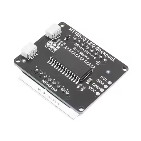 HT16K33 8x8 Dot Led Matrix Module I2C Interface Microcontroller Module 5V MCU LED Display Control Mo