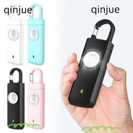 QINJUE Personal Alarm Safety Keychain, Panic Security ABS Emergency LED Torch Keyring, Keychain Alar