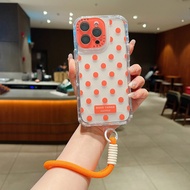 Sang Trọng mới dễ thương 3 Trong 1 Ống Kính Bảo Vệ Với Dây Buộc trong suốt chống sốc Trường Hợp Đối 