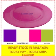 🏠Sweet Home 10'' Round Plate PP 10" Round Plate Flat Plate ( 6 PCS ) Plastik Pinggan [Sweet Home] 盘子