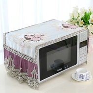 Sancengqcby-1 Microwave Oven Cover Towel Cover Cover Anti-dust Cover Oil-proof Cover Cloth Oven Cover Microwave Oven Anti-dust Fabric Cover