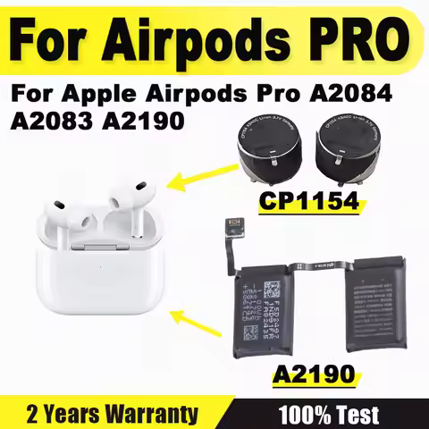 CP1154 3.7V Replace Battery For Apple Airpods PRO A2084 A2083 A2190 airpods pro air pods pro Replace