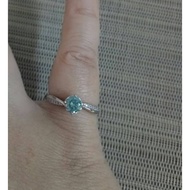 GRA Moissanite 1 carat Adjustable Ring/ 2 carat  pendant