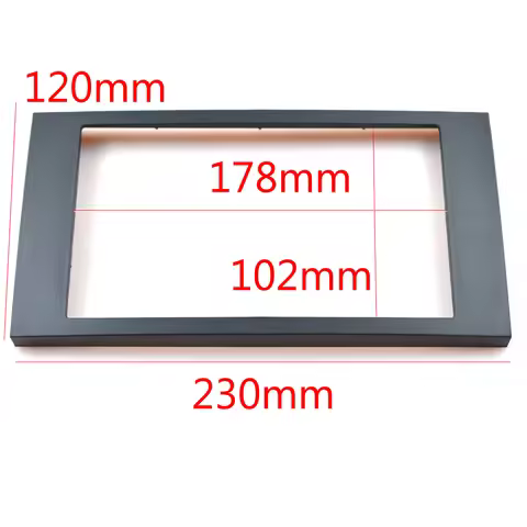 2 Din Frame to Car Radio Panel for Ford Focus C-Max S-Max Fusion Transit Fiesta Multimedia Player Do