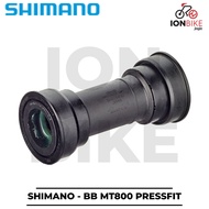 BB Shimano MT800 Pressfit 41mm Hollowtech 2 Black XT SLX - Bottom Bracket MT-800 Press Fit Deore Spi