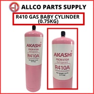 R410 BABY CYLINDER BABY GAS MINI GAS R410 (750GRAM) (AKASHI)