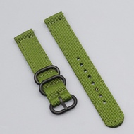 Zhangeer Dây đeo đồng hồ bằng nylon 18mm cho CASIO F84/F91/F91W/F94/F105 thay thế dây đeo Nam Nữ Dây