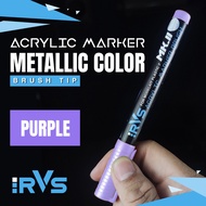 RVS marker - acrylic marker metallic - gundam marker - purple metallic
