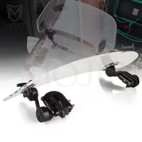 Motorcycle Windshield Extension Spoiler Windscreen Air Deflector For MOTO GUZZI MGX21 NORGE 1200/GT8