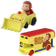 Dream TOMICA 162 Curious Monkey George Excavator & SP Bus