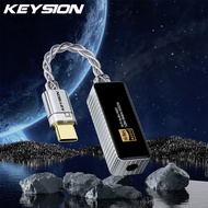 KEYSION CS43198 DSD256 384KHz + แจ็ค3.5หูฟังเครื่องถอดรหัสแอมพลิฟายเออร์เสียง HiFi USB DAC แบบพกพา C