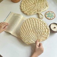 Woven Pu Fan Dana Cool Fan Summer Ride Cool Banana Fan Old-fashioned Hand Fan Children Baby Mosquito