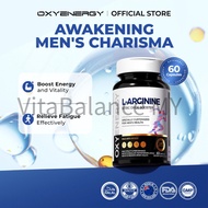 [3 box free 1]Oxyenergy L-arginine Capsules 60's includes L-citruline Zinc Men's Supplement,gummy