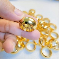 Plain ring 2 only 5 only 1 color color with engraved symbol (2 only 9999)(5only 9999)(1 tael 9999)