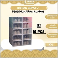 NEWs PACKAGE 10 PCS Shoe Box - Shoe Storage Box - Folding Shoe Rack