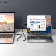 ANN Type-C to USB A Converter with Light USB-A Extender Clear Shell OTG Adapters