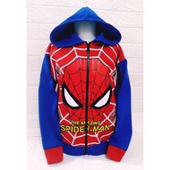 Jaket Anak Laki-Laki Motif Spiderman Jaket Hoodie Untuk Usia 3 - 10 tahun Jaket Squid Game