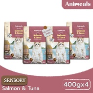 Animeals Sensory 1.2 kg. อาหารแมว สูตรขนสวย ตัวแน่น แซลมอนและทูน่า กลูเตนฟรี