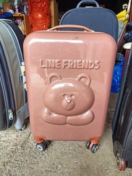 【銓芳家具】LINE FRIENDS 熊大 20吋硬殼行李箱 20*37*49cm 20吋ABS登機箱 行李箱 旅行箱
