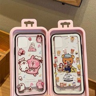 卡娜赫拉 p助 鬆弛熊 iPhone Case 玻璃 手機殼 電話套 kanahei rilakkuma