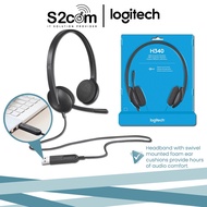 Logitech H340 USB Wired Computer Headset With Noise Cancelling Microphone