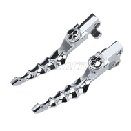 ใหม่รถจักรยานยนต์อุปกรณ์เสริมSkull Zombieคลัทช์เบรคHandle BarสําหรับHarley Sportster XL883 XL1200 48