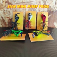 (READY STOK) EXP JAW MINI Jump Frog Wooden 35MM 9G KILLER TOMAN HARUAN